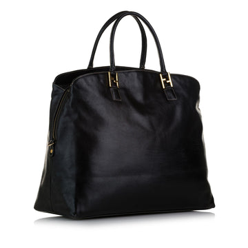 Fendi FF Leather Tote (SHG-37490)