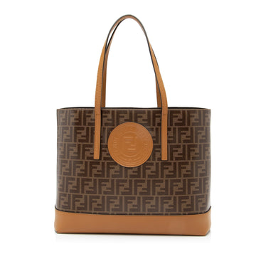 Fendi FF Spalmati Vetrificato Shopper Tote