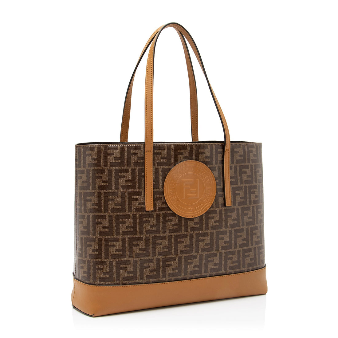 Fendi FF Spalmati Vetrificato Shopper Tote