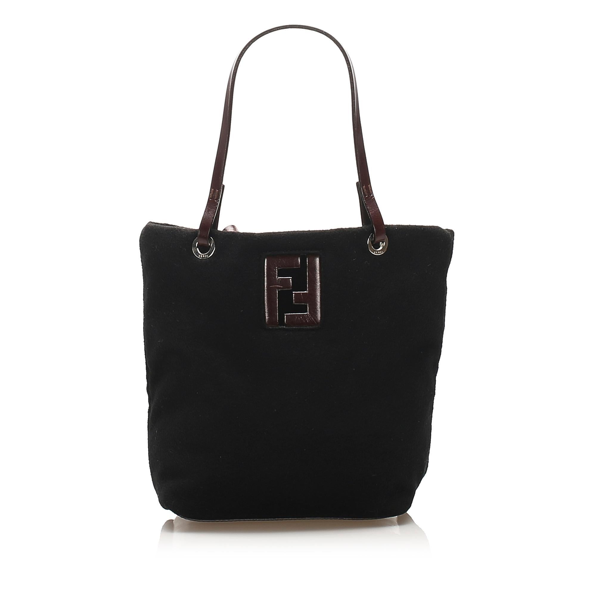Fendi Felt Tote Bag