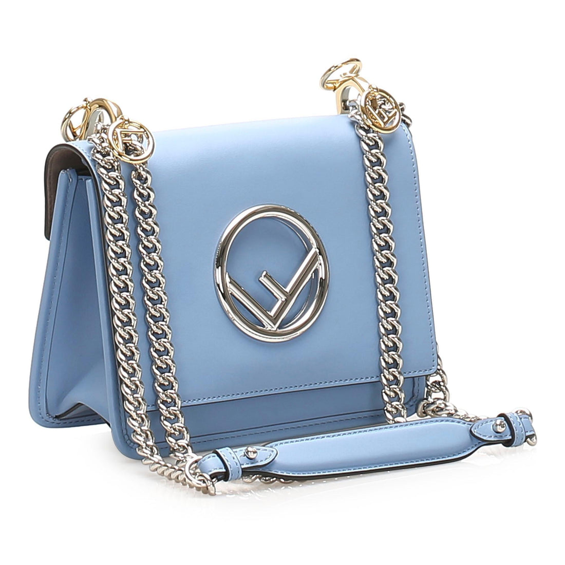 Fendi Kan I Leather Crossbody Bag (SHG-11284)