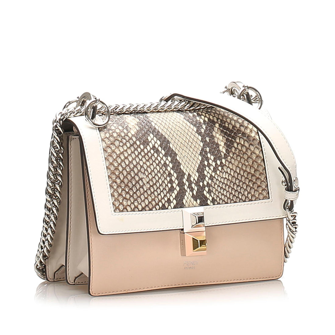 Fendi Kan I Leather Crossbody Bag (SHG-10475)