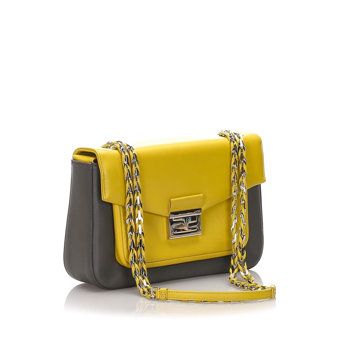 Fendi Leather Be Baguette Shoulder Bag (SHG-15901)