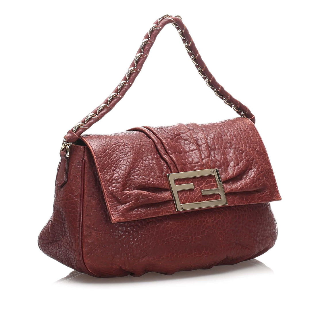 Fendi Leather Mia Shoulder Bag (SHG-10234)