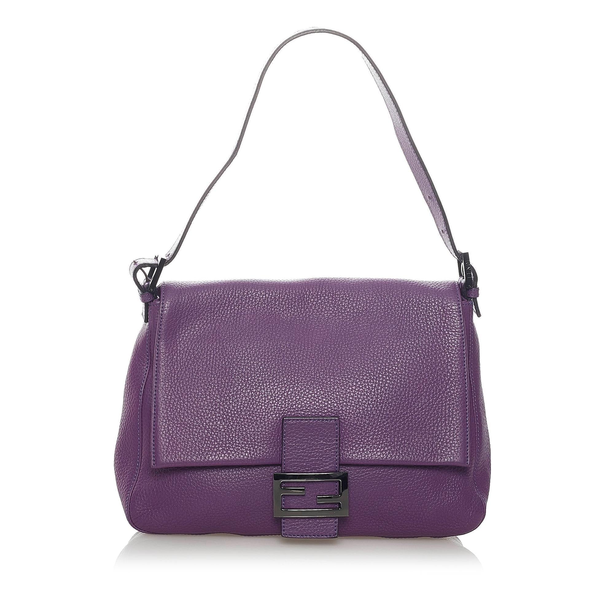 Fendi Mamma Forever Leather Shoulder Bag