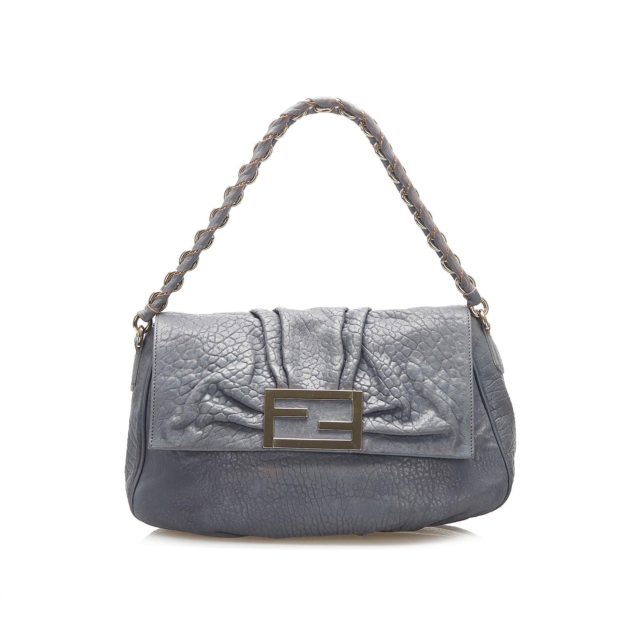 Fendi Leather Mia Shoulder Bag (SHG-16383)