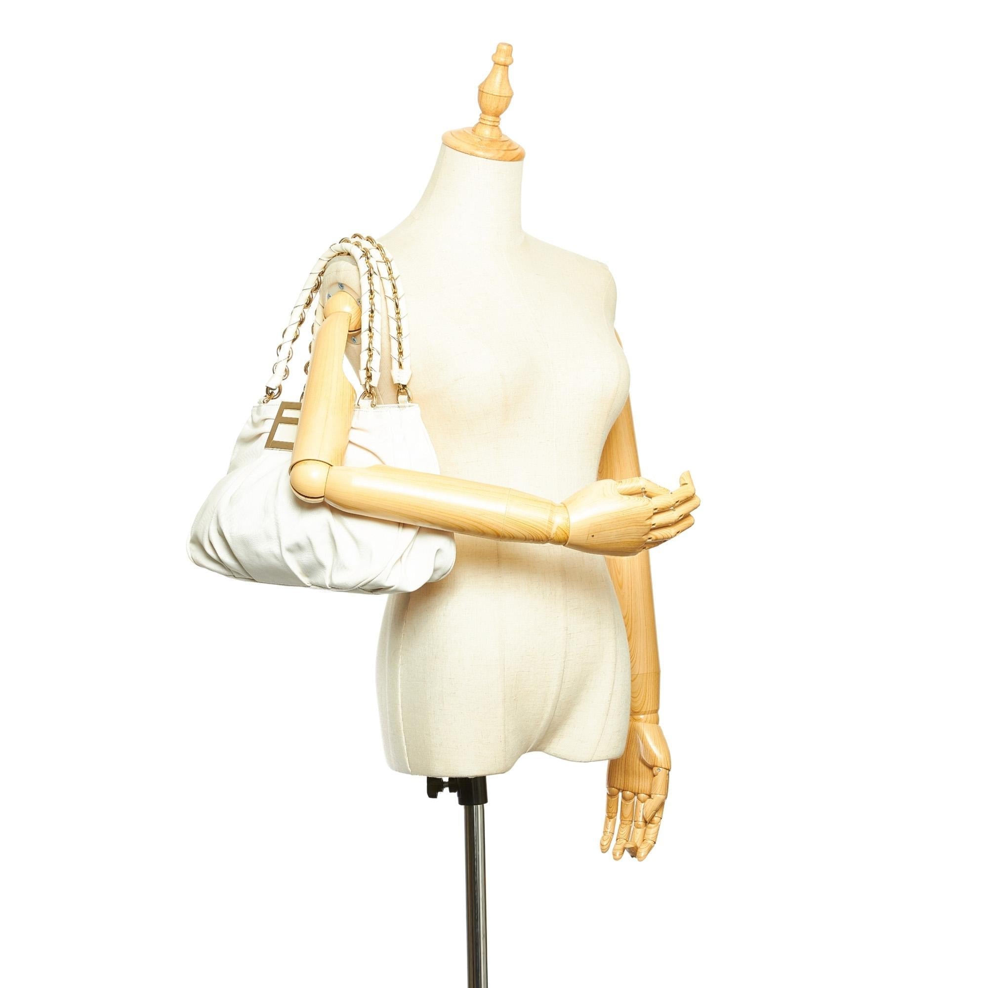 Fendi Mia Leather Shoulder Bag (SHG-19484)