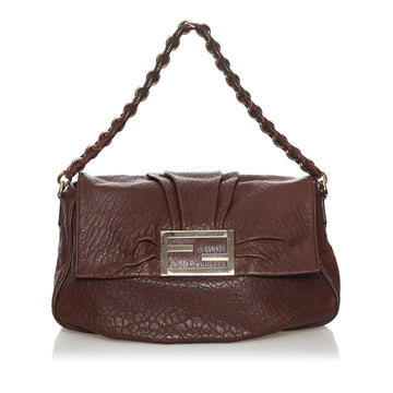 Fendi Mia Leather Shoulder Bag