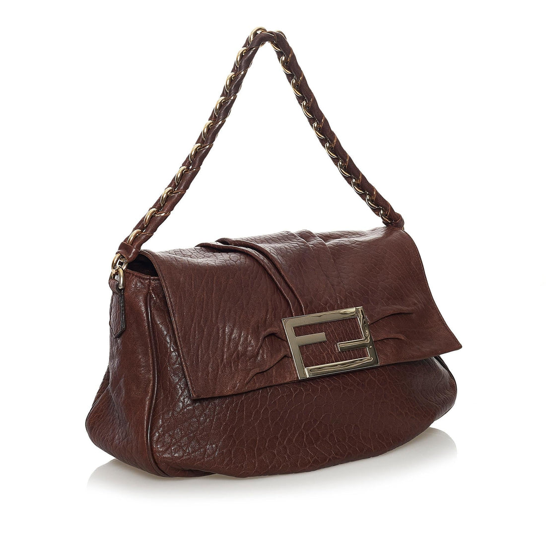 Fendi Mia Leather Shoulder Bag