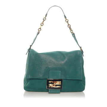 Fendi Nubuck Mamma Forever Shoulder Bag