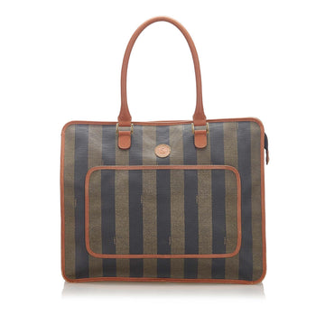 Fendi Pequin Canvas Tote Bag (SHG-17259)