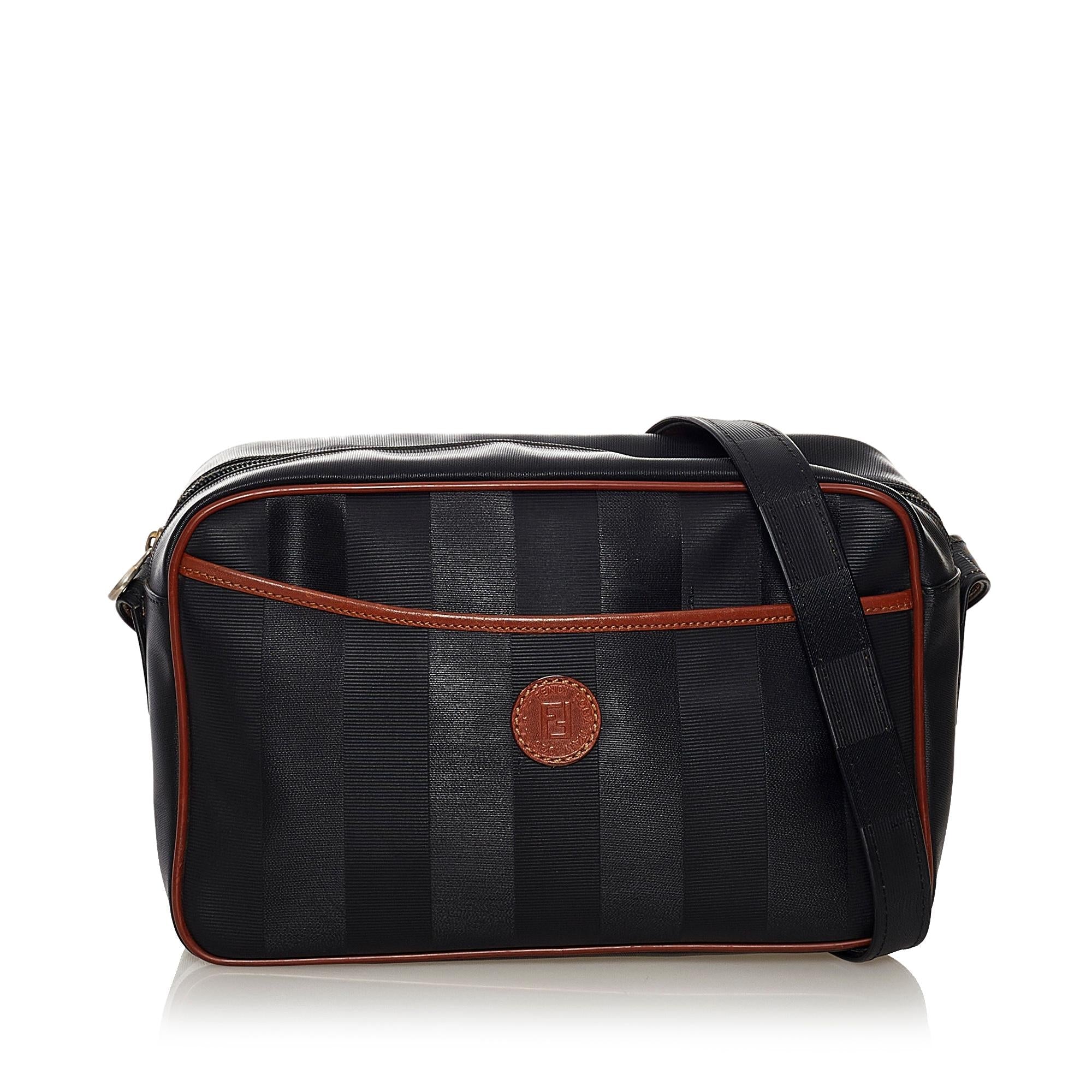 Fendi Pequin Crossbody Bag