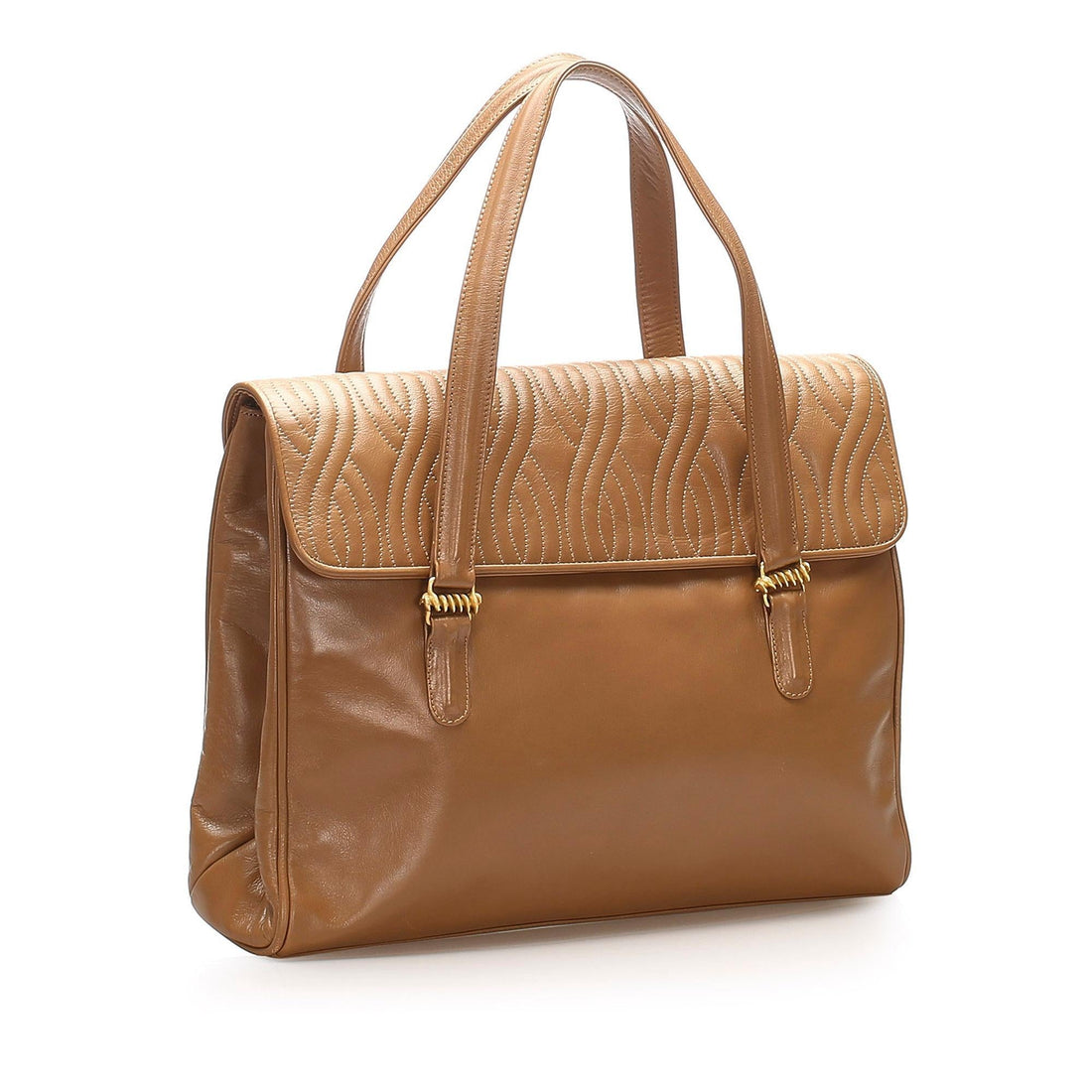 Fendi Quilted Leather Tote Bag (SHG-15890)