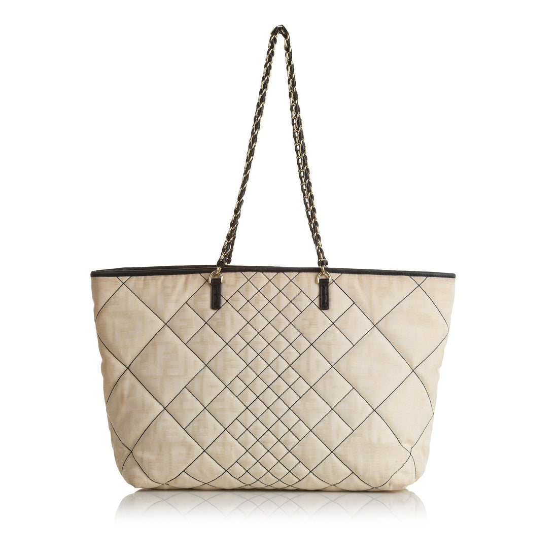Fendi Quilted Zucca Tote (SHG-35093)