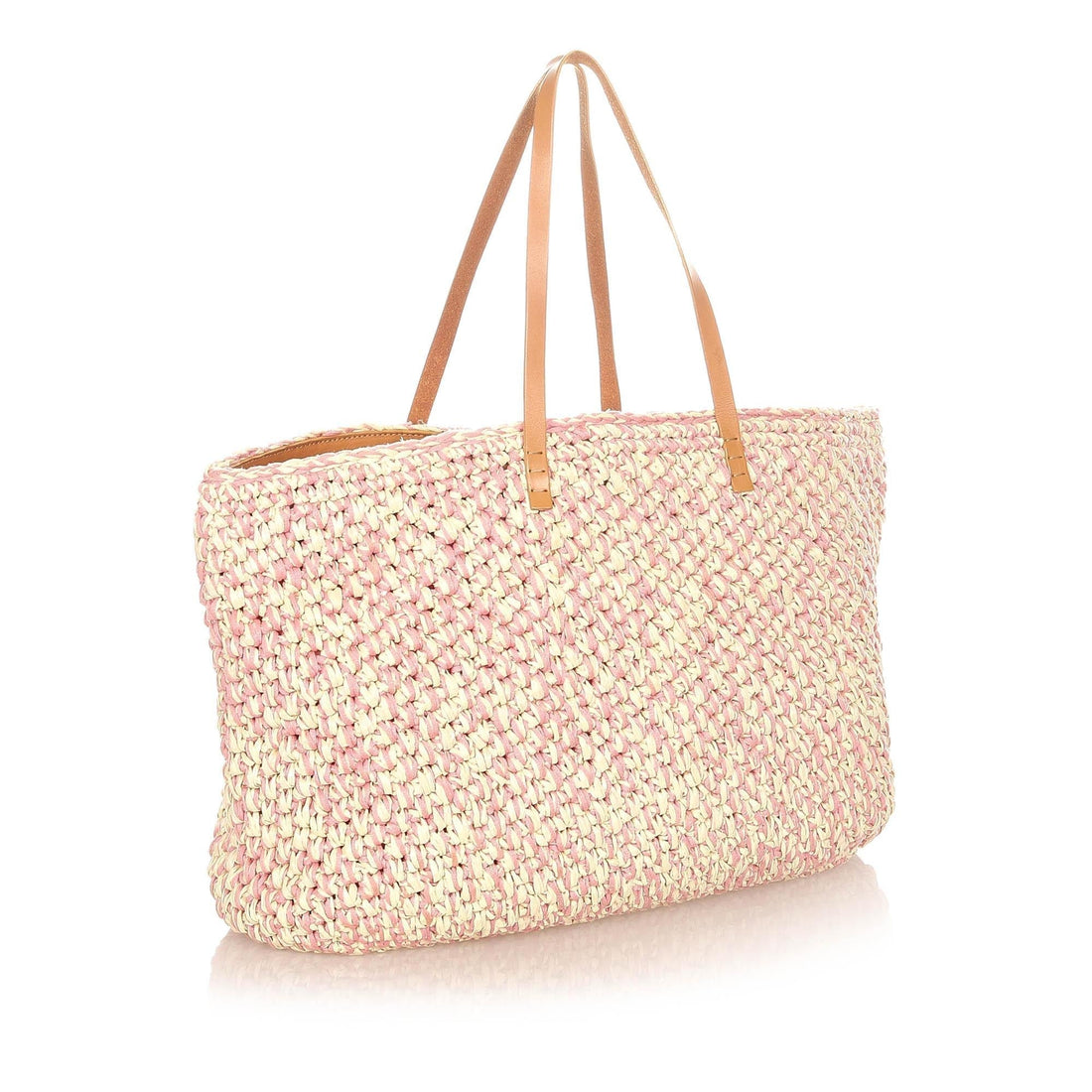 Fendi Raffia Tote Bag