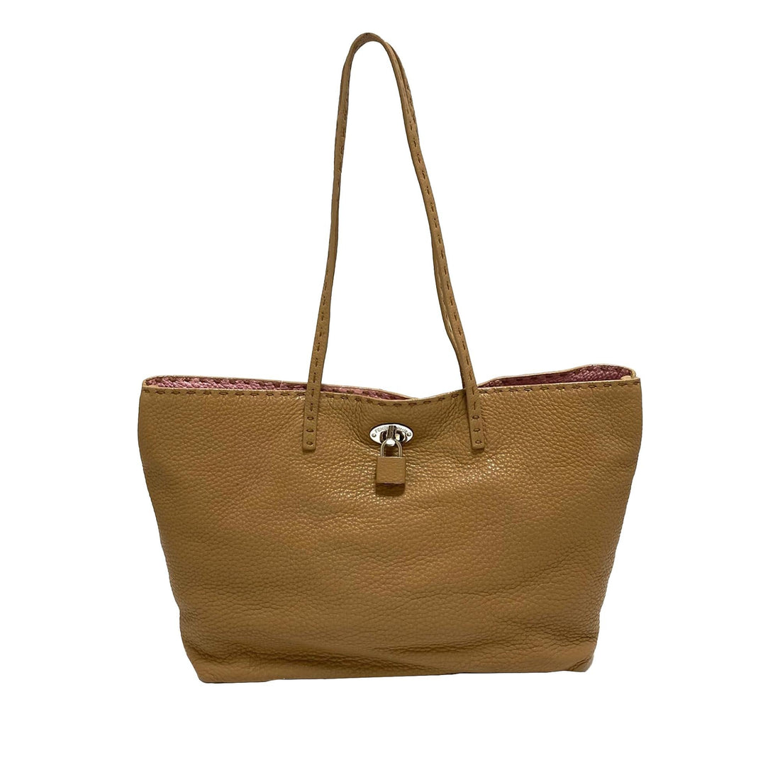 Fendi Selleria Carla Leather Tote Bag (SHG-36074)