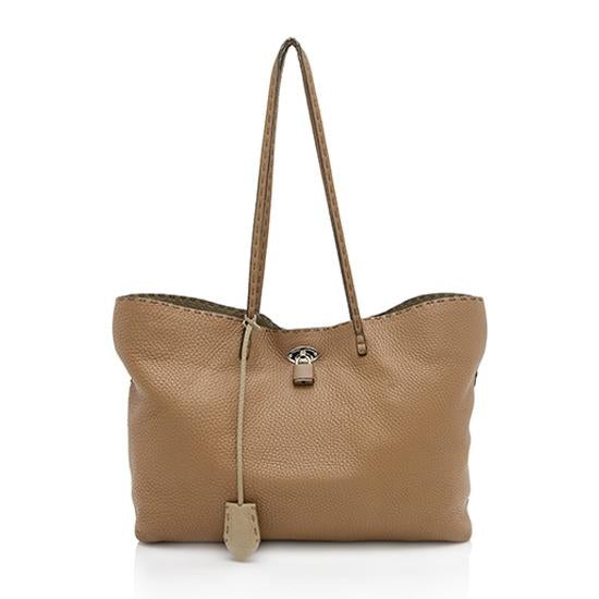 Fendi Selleria Leather Carla Tote - FINAL SALE (SHF-10208)