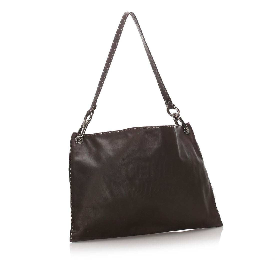 Fendi Selleria Leather Shoulder Bag (SHG-12191)