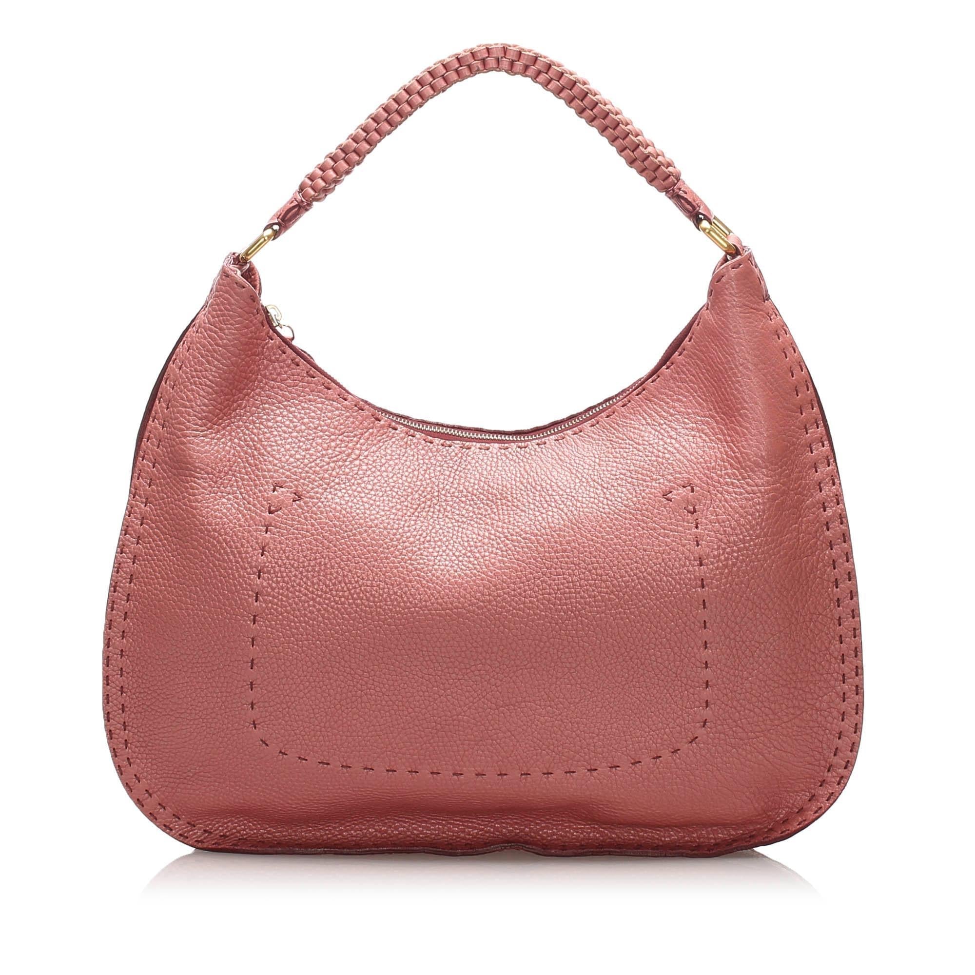 Fendi Selleria Leather Shoulder Bag (SHG-13798)