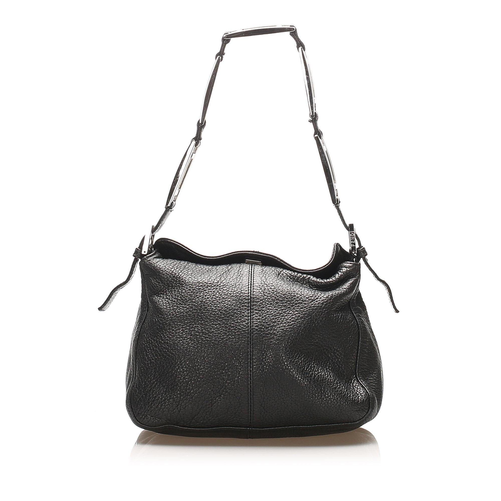 Fendi Selleria Leather Shoulder Bag (SHG-15417)