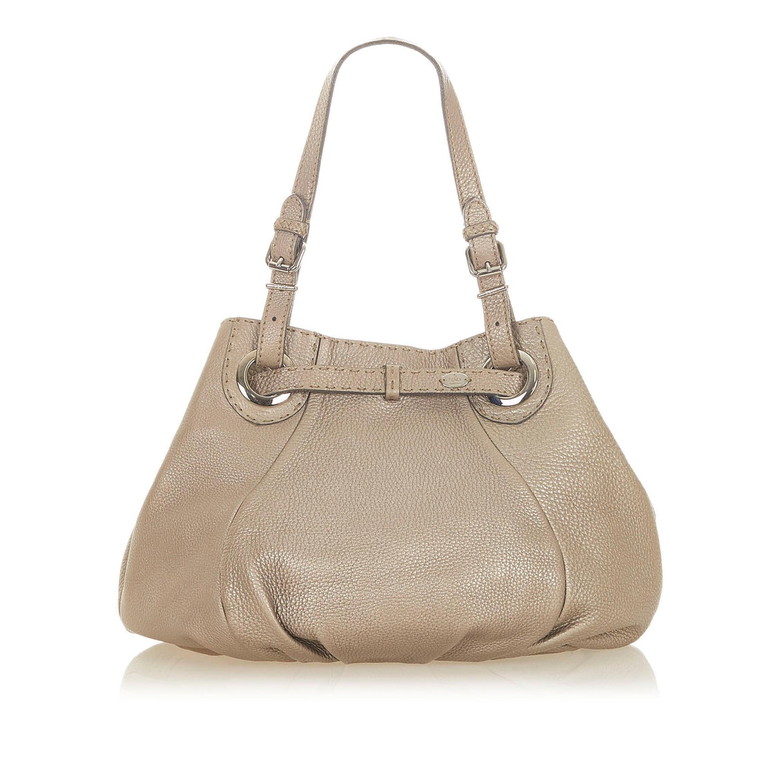 Fendi Selleria Leather Shoulder Bag (SHG-31688)