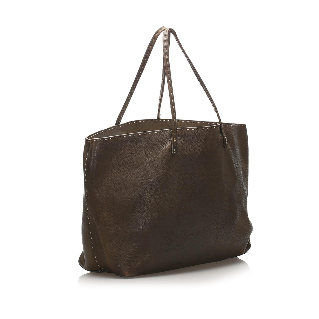 Fendi Selleria Leather Tote Bag (SHG-10982)