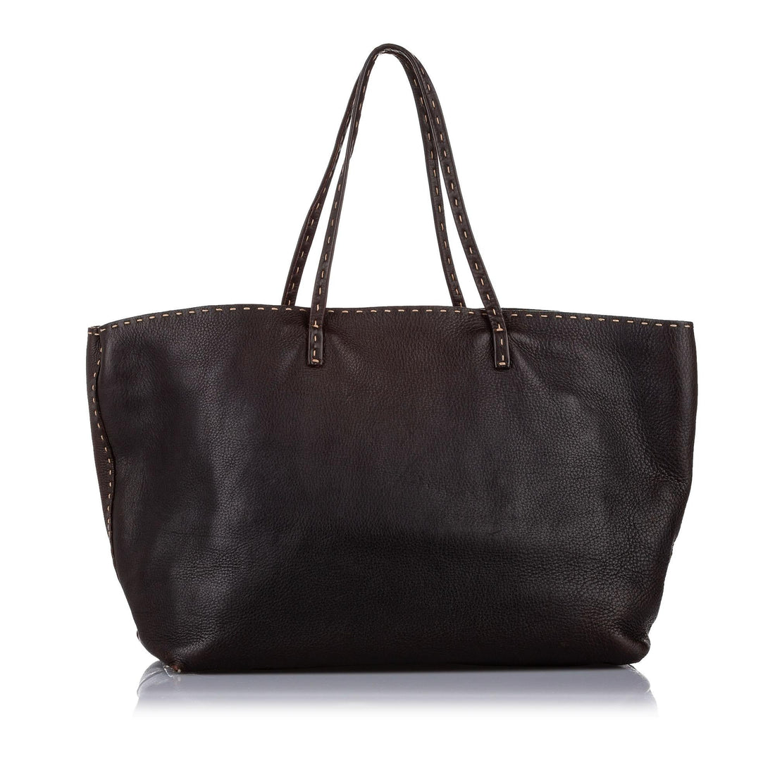 Fendi Selleria Leather Tote Bag (SHG-19410)