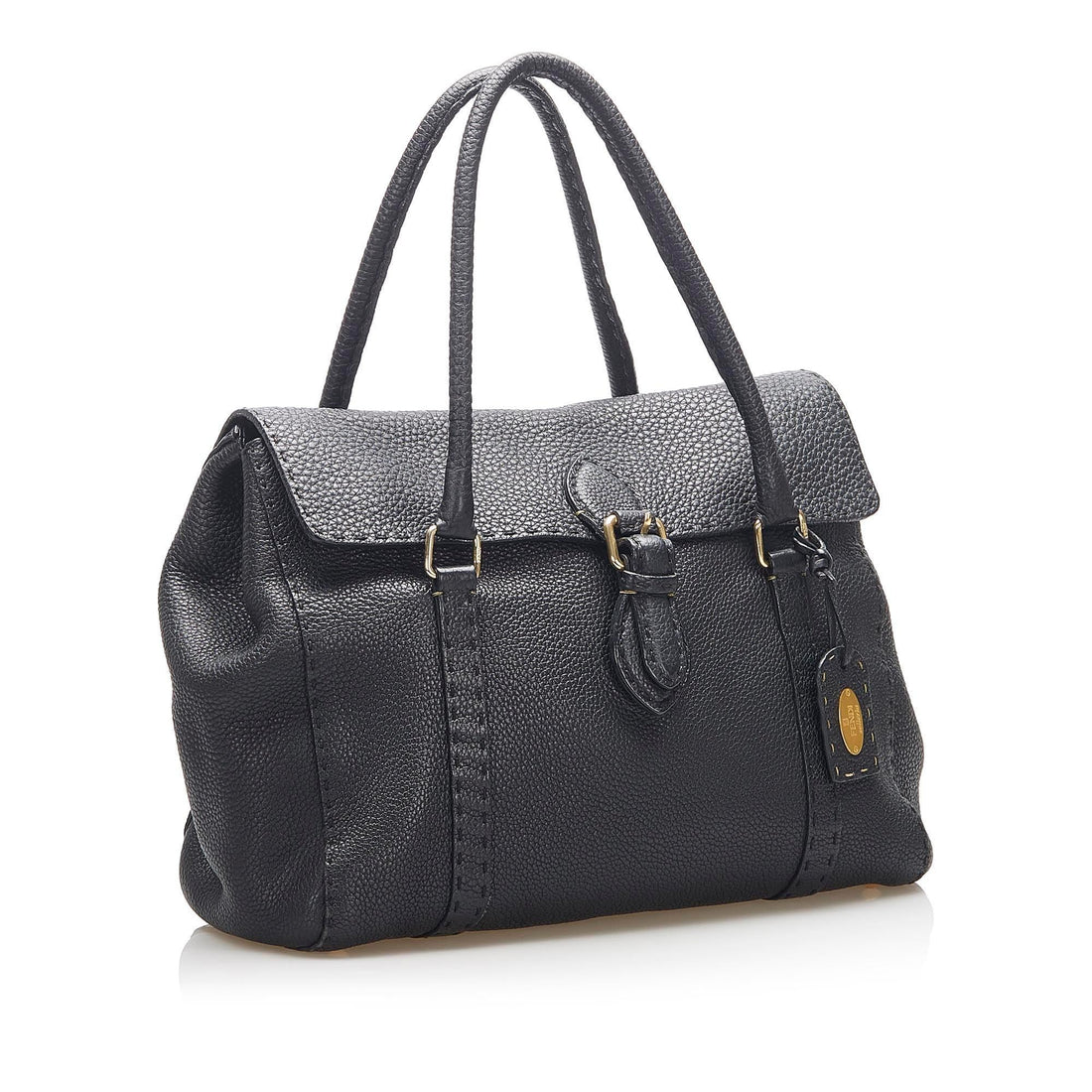 Fendi Selleria Linda Leather Shoulder Bag (SHG-16508)