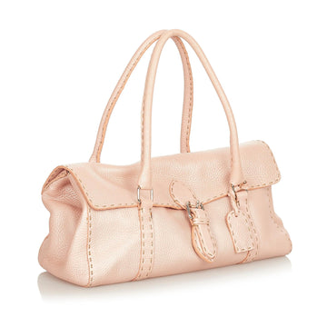 Fendi Selleria Linda Leather Shoulder Bag (SHG-24875)