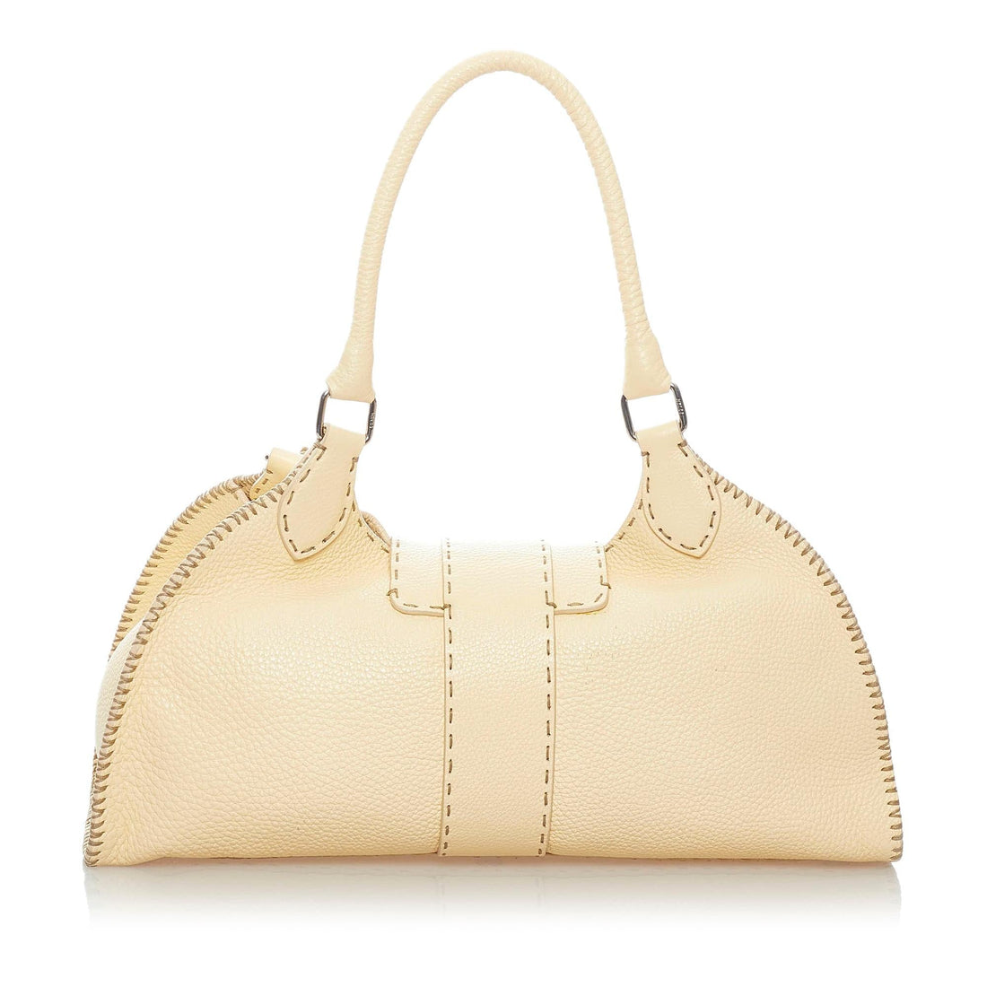 Fendi Selleria Sporty Leather Shoulder Bag (SHG-33592)