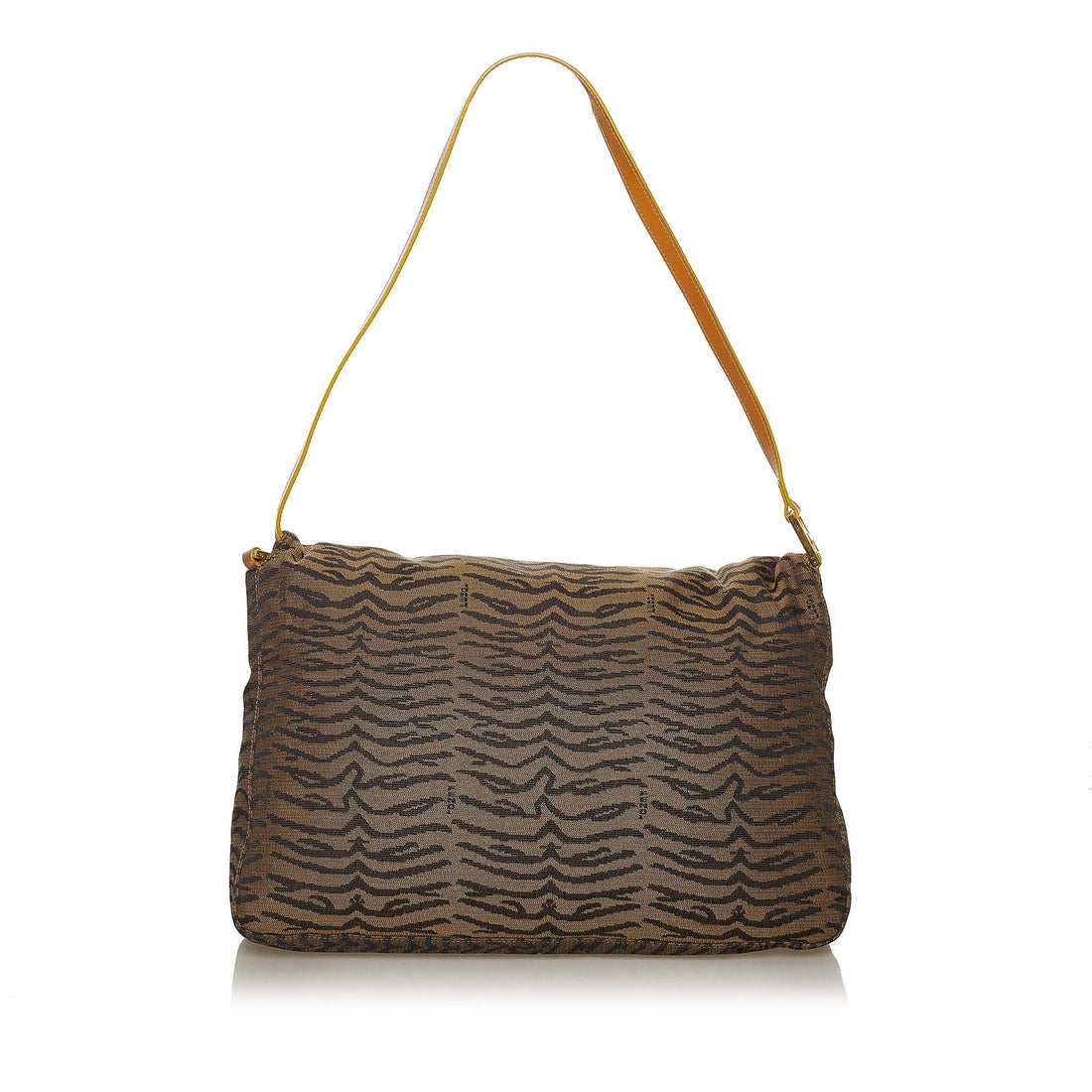 Fendi Tiger Print Canvas Shoulder Bag (SHG-28562)
