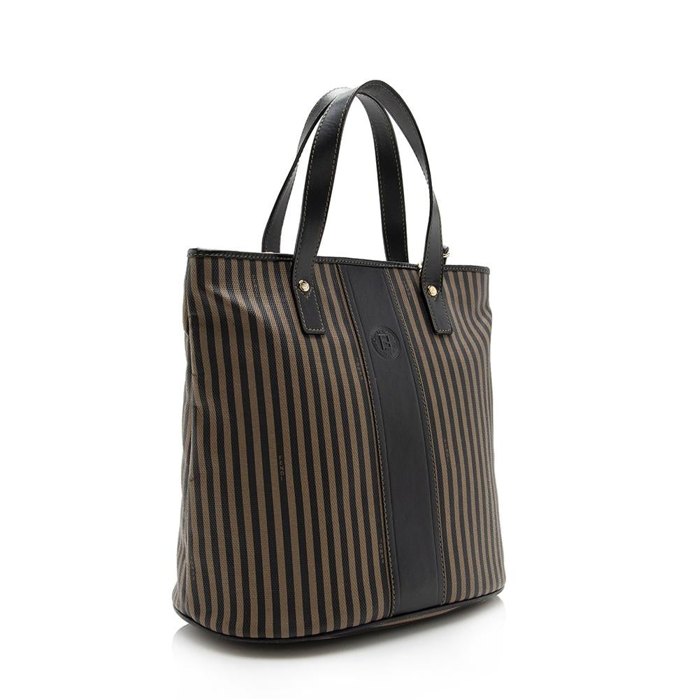 Fendi Vintage Striped Tote (SHF-14021)