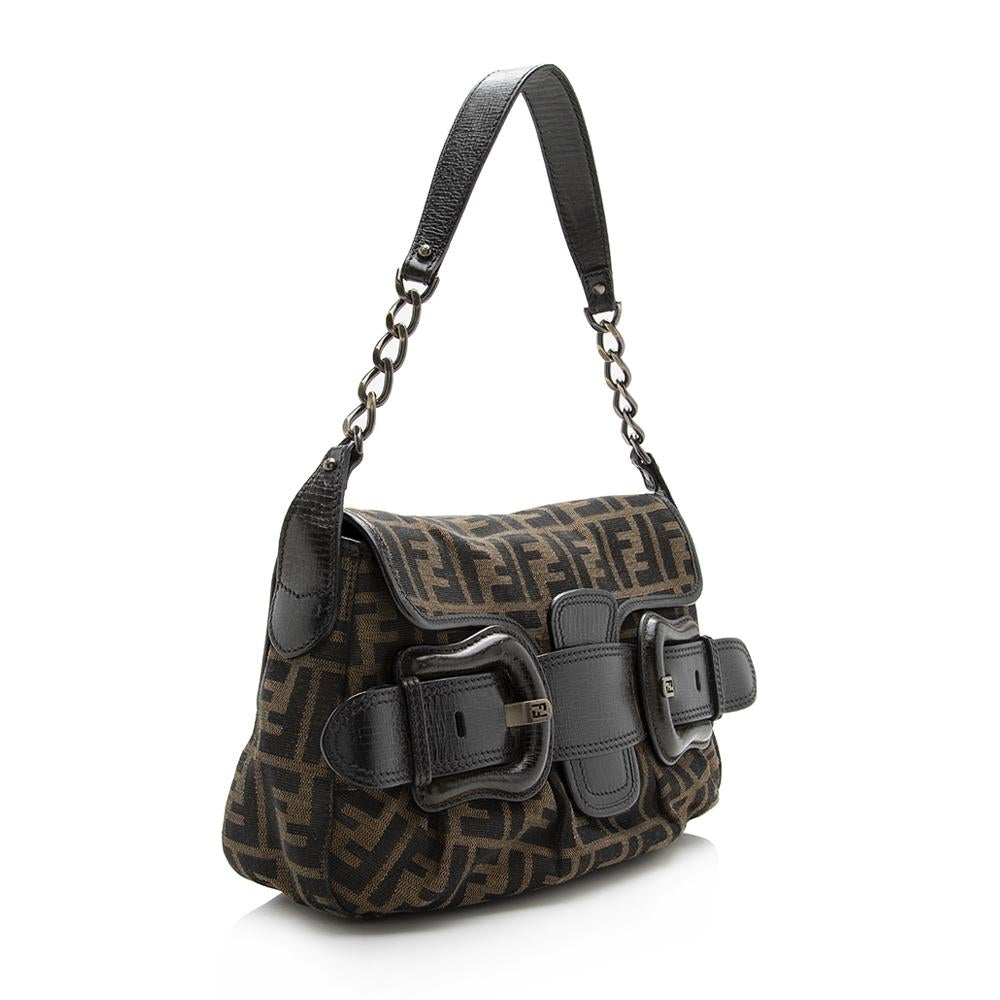 Fendi Zucca B Bis Shoulder Bag (SHF-14376)
