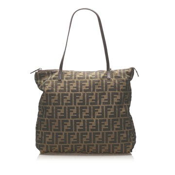 Fendi Zucca Canvas Shoulder Bag (SHG-13394)