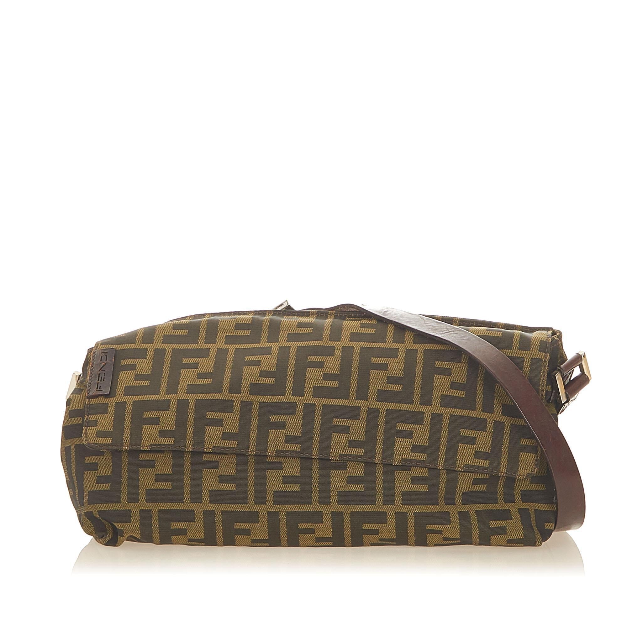 Fendi Zucca Canvas Shoulder Bag (SHG-20008)