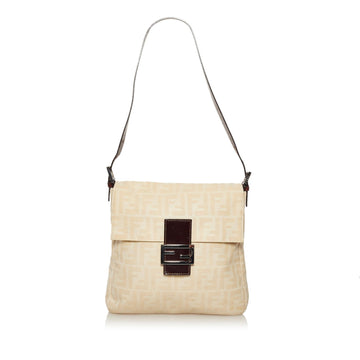 Fendi Zucca Canvas Shoulder Bag
