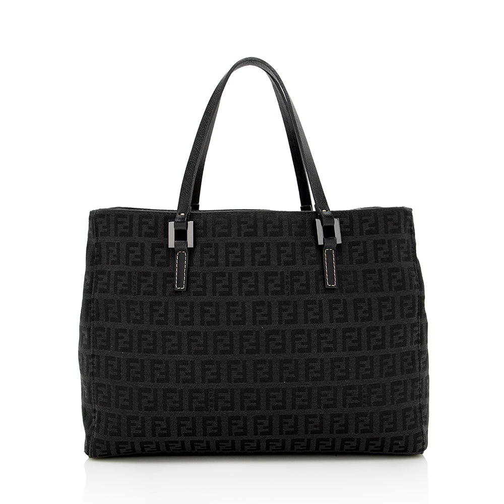 Fendi Zucca Canvas Small Tote (SHF-16249)