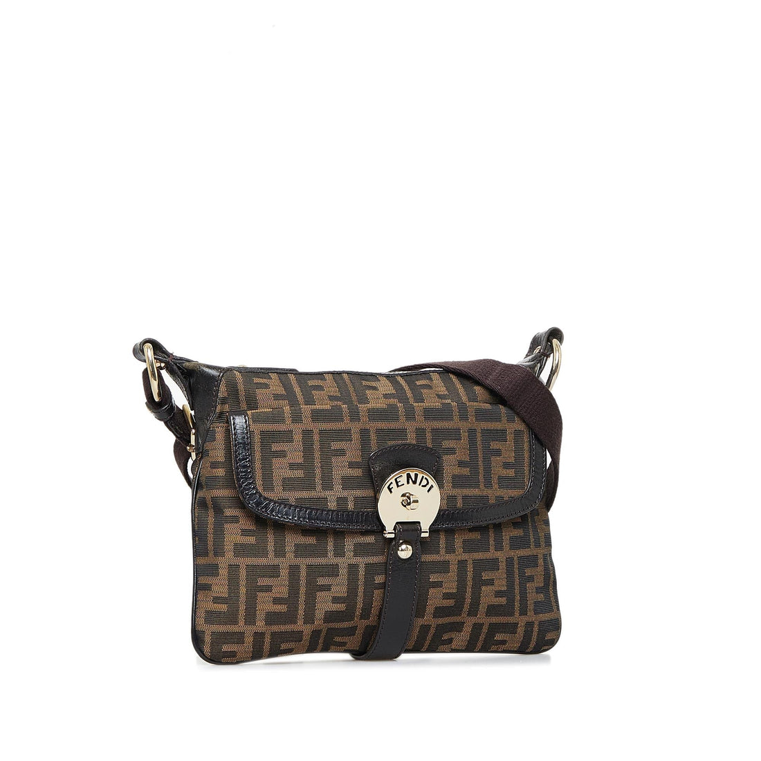 Fendi Zucca Chef Zip Crossbody Bag