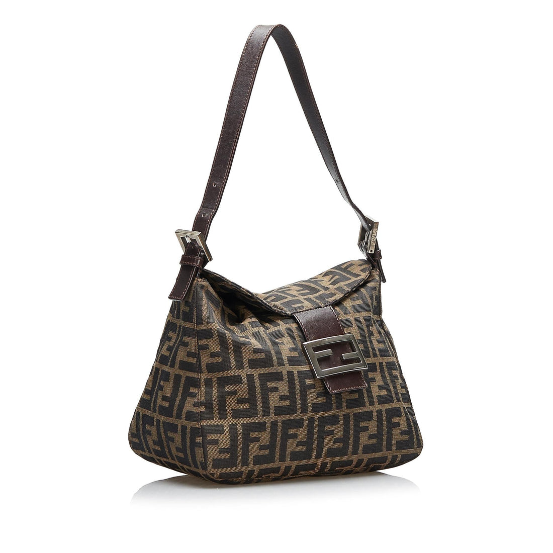 Fendi Zucca Flap Shoulder Bag