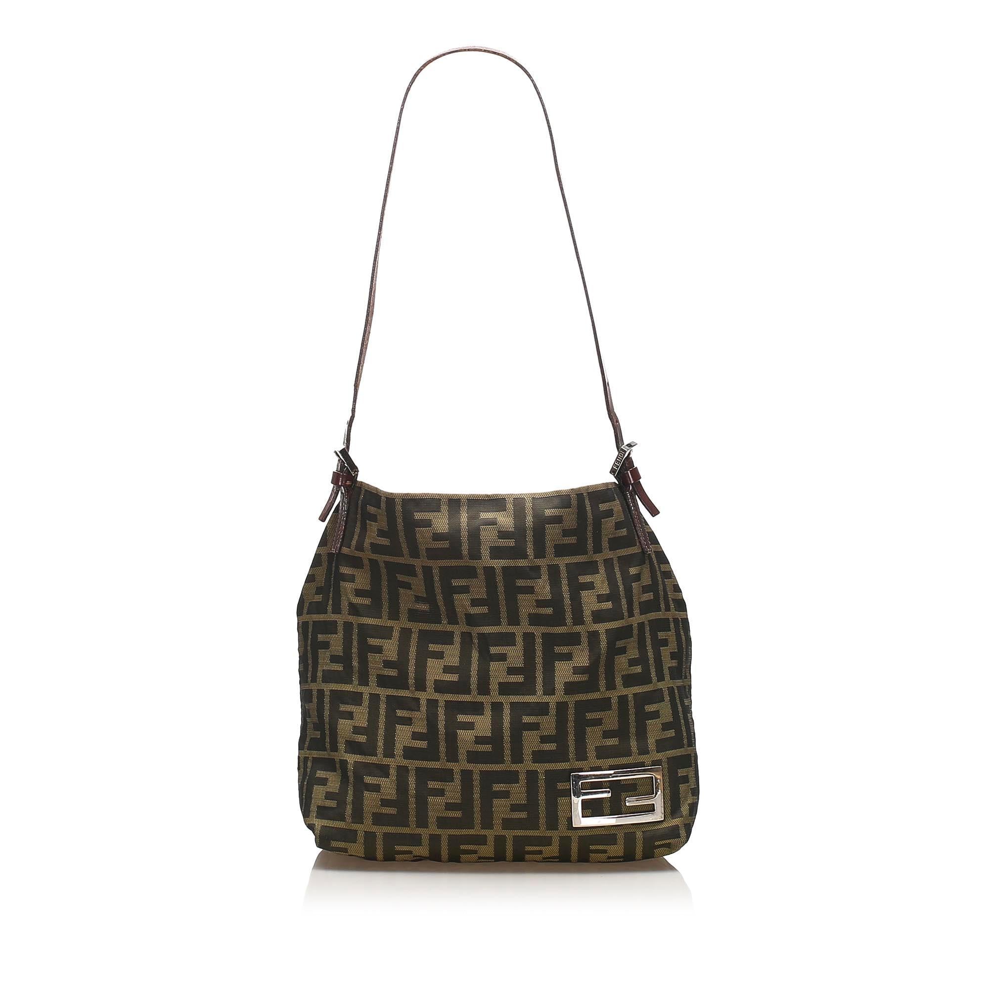 Fendi Zucca Nylon Shoulder Bag (SHG-13697)