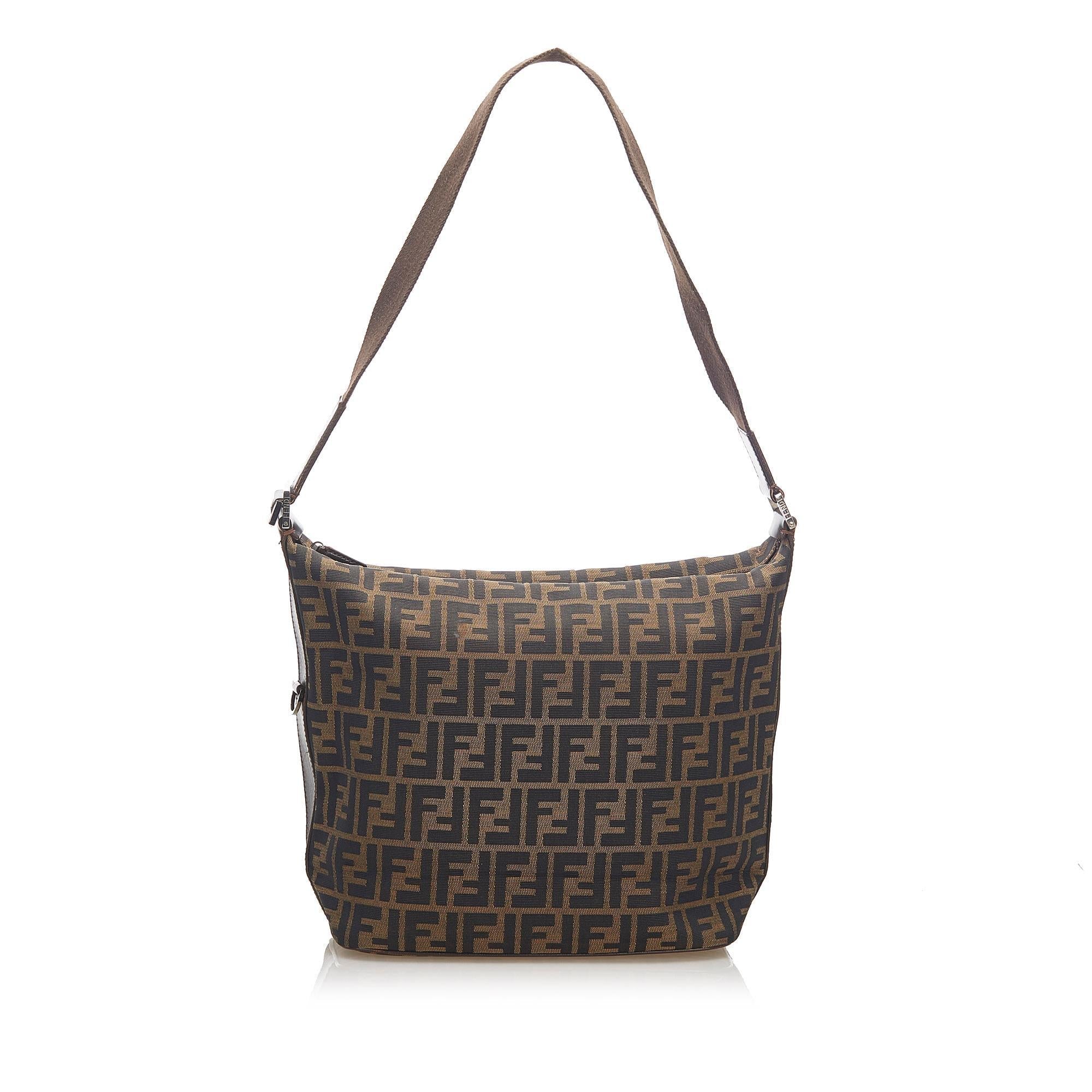 Fendi Zucca Nylon Shoulder Bag (SHG-18800)