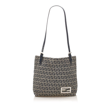 Fendi Zucchino Canvas Shoulder Bag (SHG-15555)