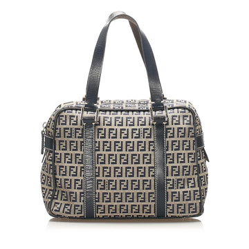 Fendi Zucchino Canvas Shoulder Bag (SHG-16650)