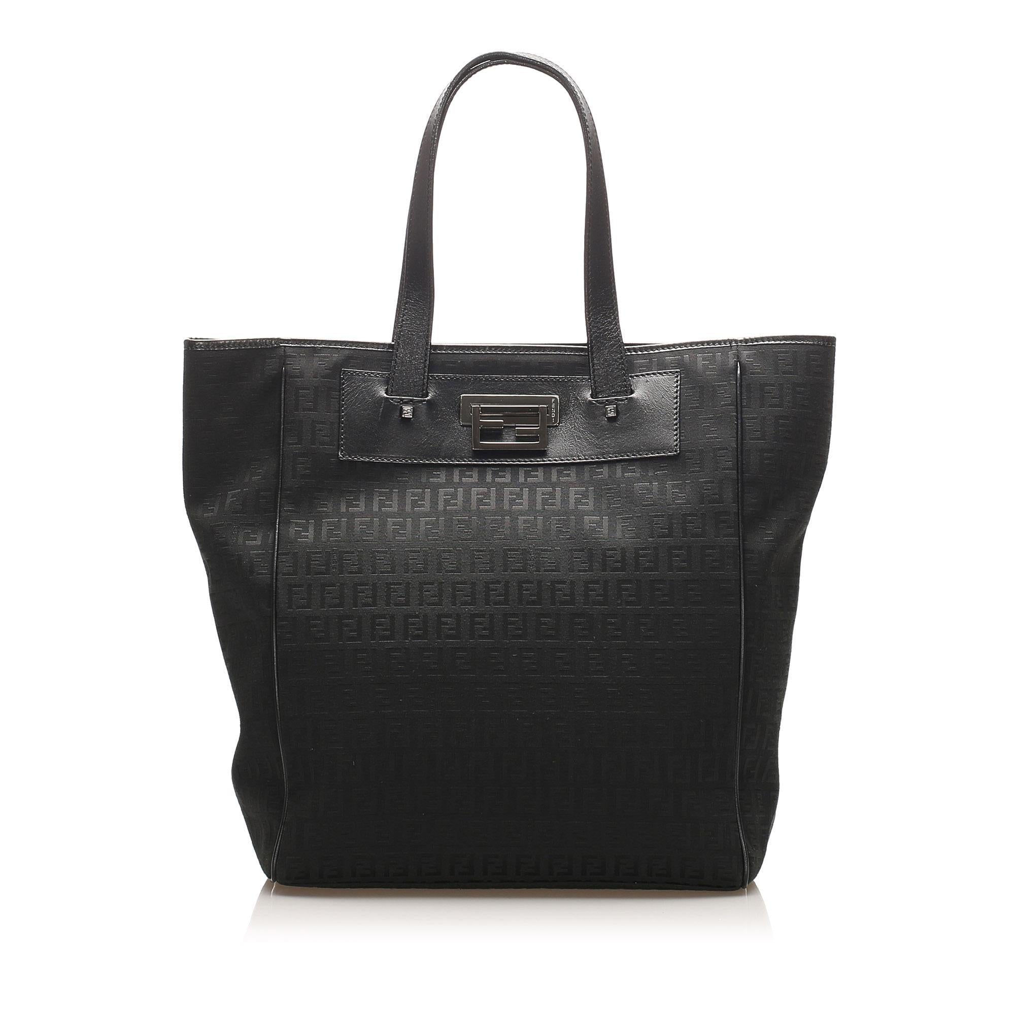 Fendi Zucchino Canvas Tote Bag (SHG-15415)