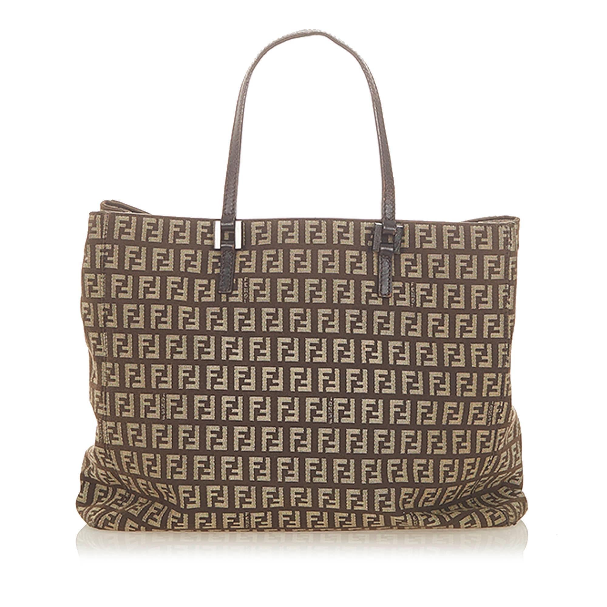 Fendi Zucchino Canvas Tote Bag (SHG-19575)