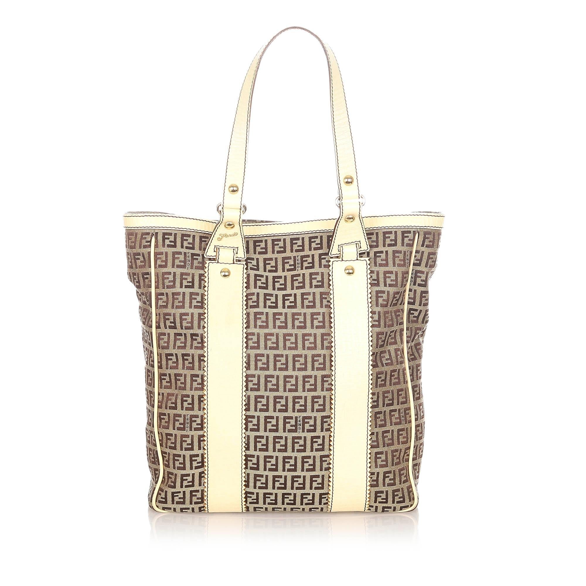 Fendi Zucchino Canvas Tote Bag (SHG-20724)