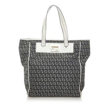 Fendi Zucchino Canvas Tote Bag