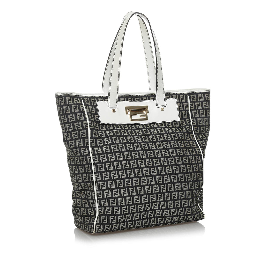 Fendi Zucchino Canvas Tote Bag