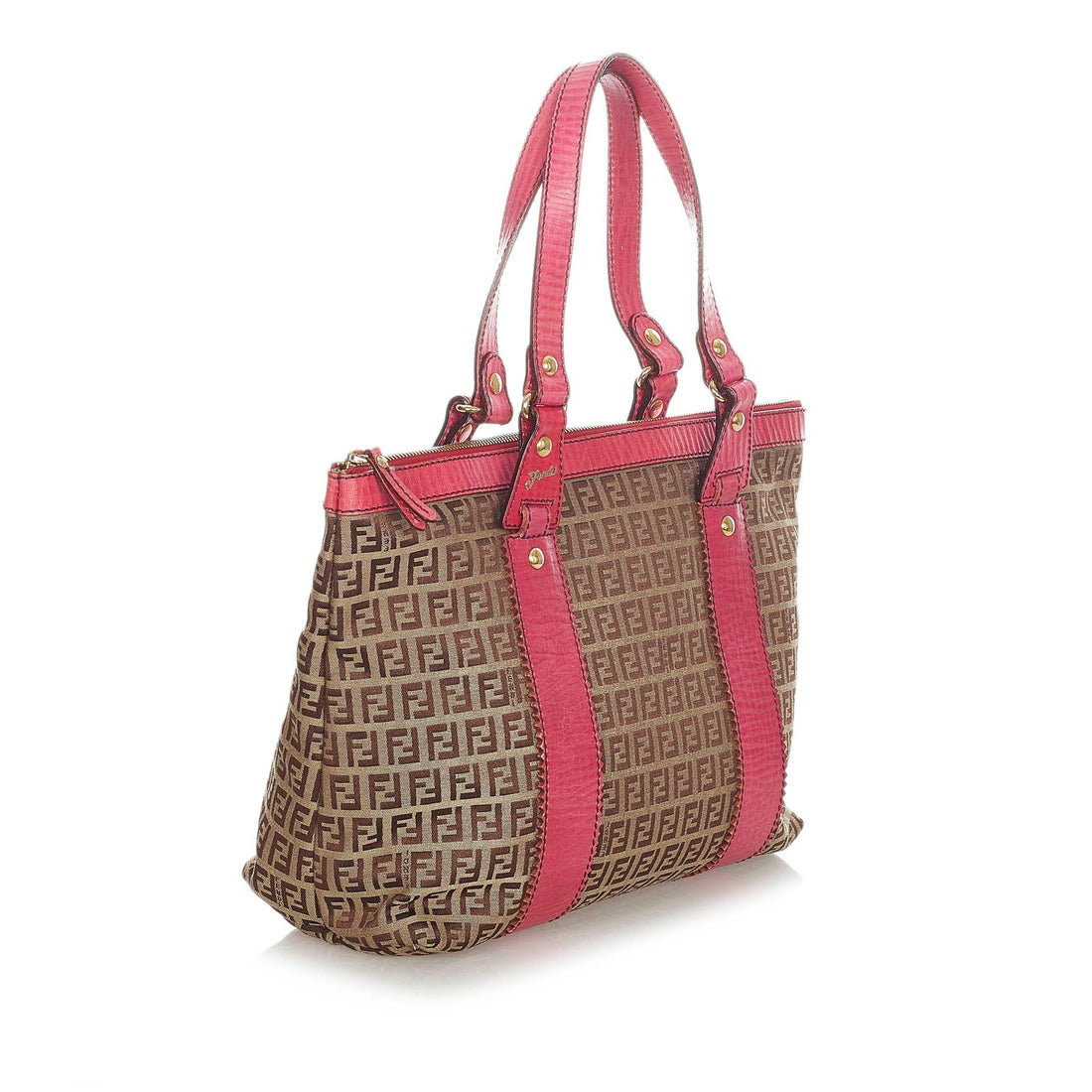 Fendi Zucchino Canvas Tote Bag