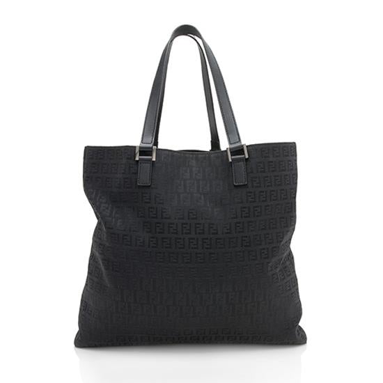 Fendi Zucchino Large Shopping Tote